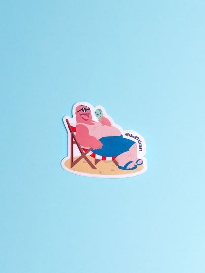 pegatina hombre del helado de la colección el Kioskillo
