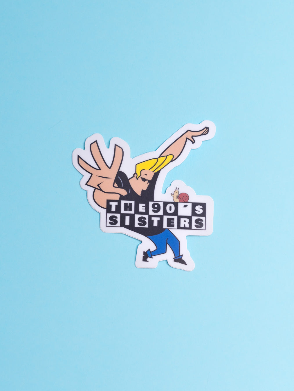 pegatina jonny bravo de la colección Cartoon network