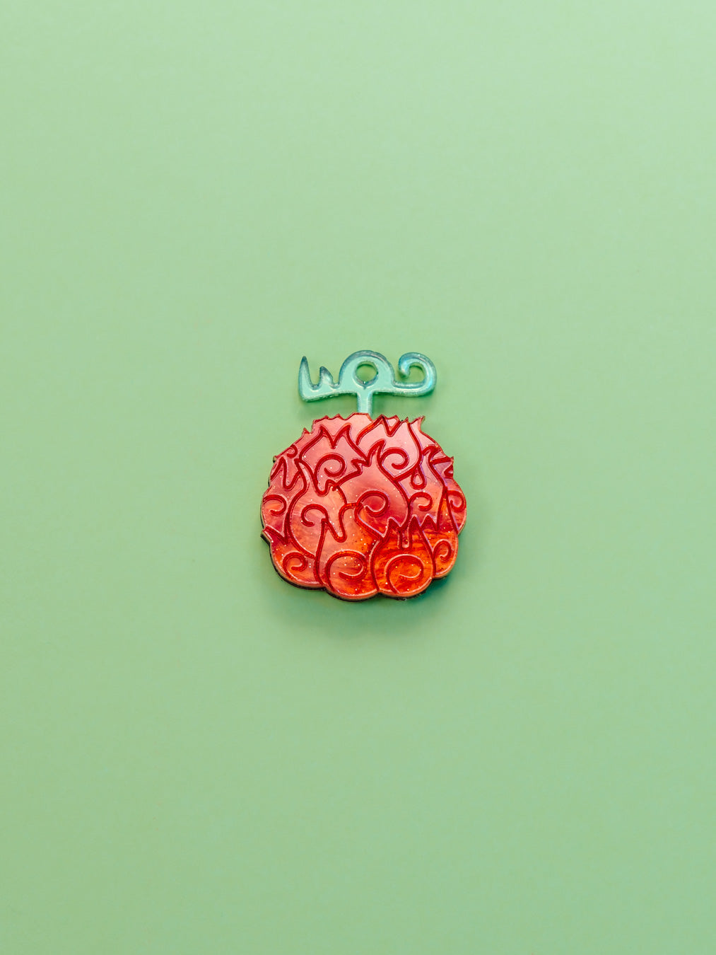 Choker y pendientes de metacrilato inspirado en las Frutas del diablo de one piece, elige tu fruta favorita, todas están llenas de color dando un poder único a tu look. Fruta Mera Mera de Ace y Sabo