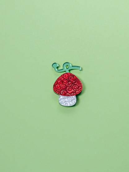 Choker y pendientes de metacrilato inspirado en las Frutas del diablo de one piece, elige tu fruta favorita, todas están llenas de color dando un poder único a tu look. Fruta Hito Hito de Chopper