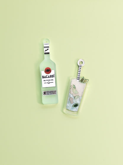 Pendientes de metacrilato inspirados en las bebidas del verano. Coloridas y divertidas, ideales para lucir en cualquier ocasión 