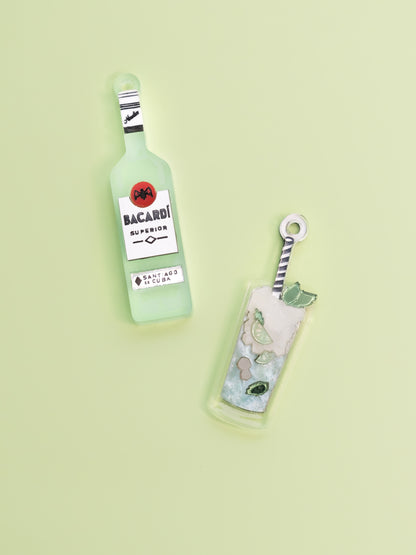 Pendientes de metacrilato inspirados en las bebidas del verano. Coloridas y divertidas, ideales para lucir en cualquier ocasión 