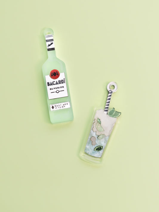 Pendientes de metacrilato inspirados en las bebidas del verano. Coloridas y divertidas, ideales para lucir en cualquier ocasión 