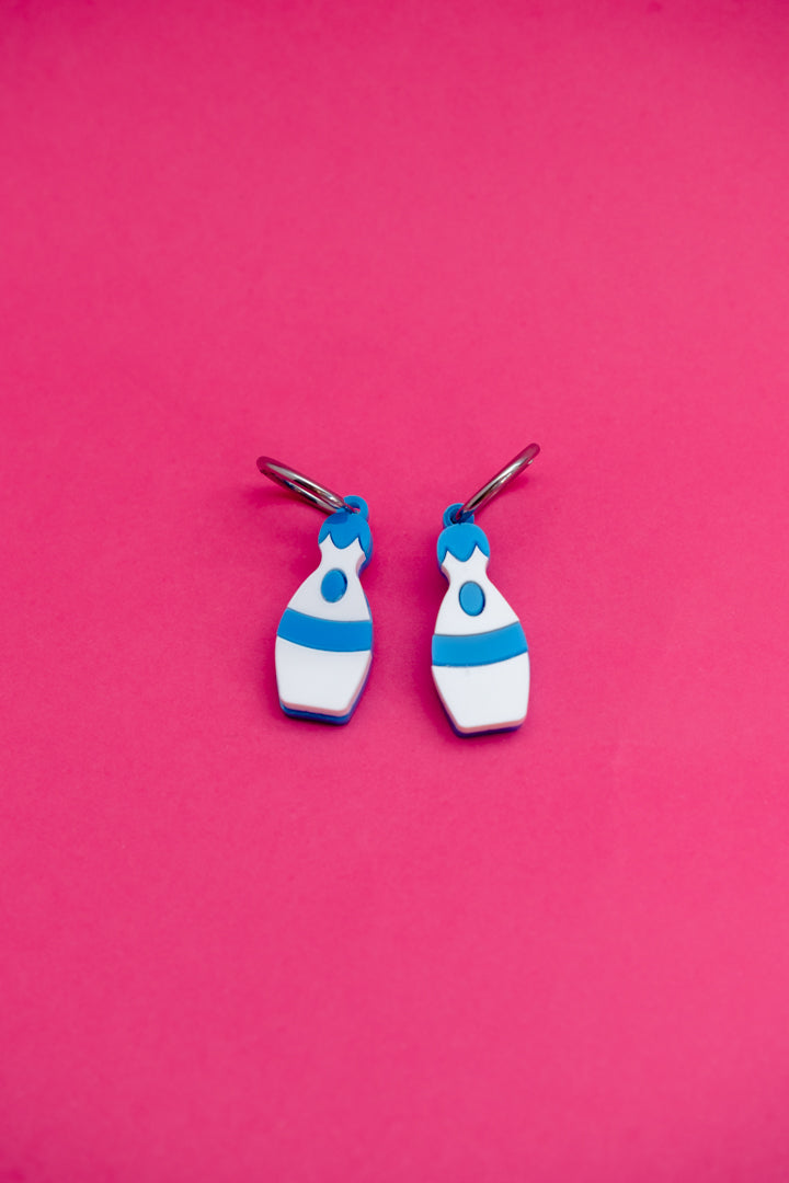 Los pendientes mas molones del verano, inspirados en el Grand prix y la prueba de los bolos, divertidos y coloridos ideales para lucirlos a diario 
